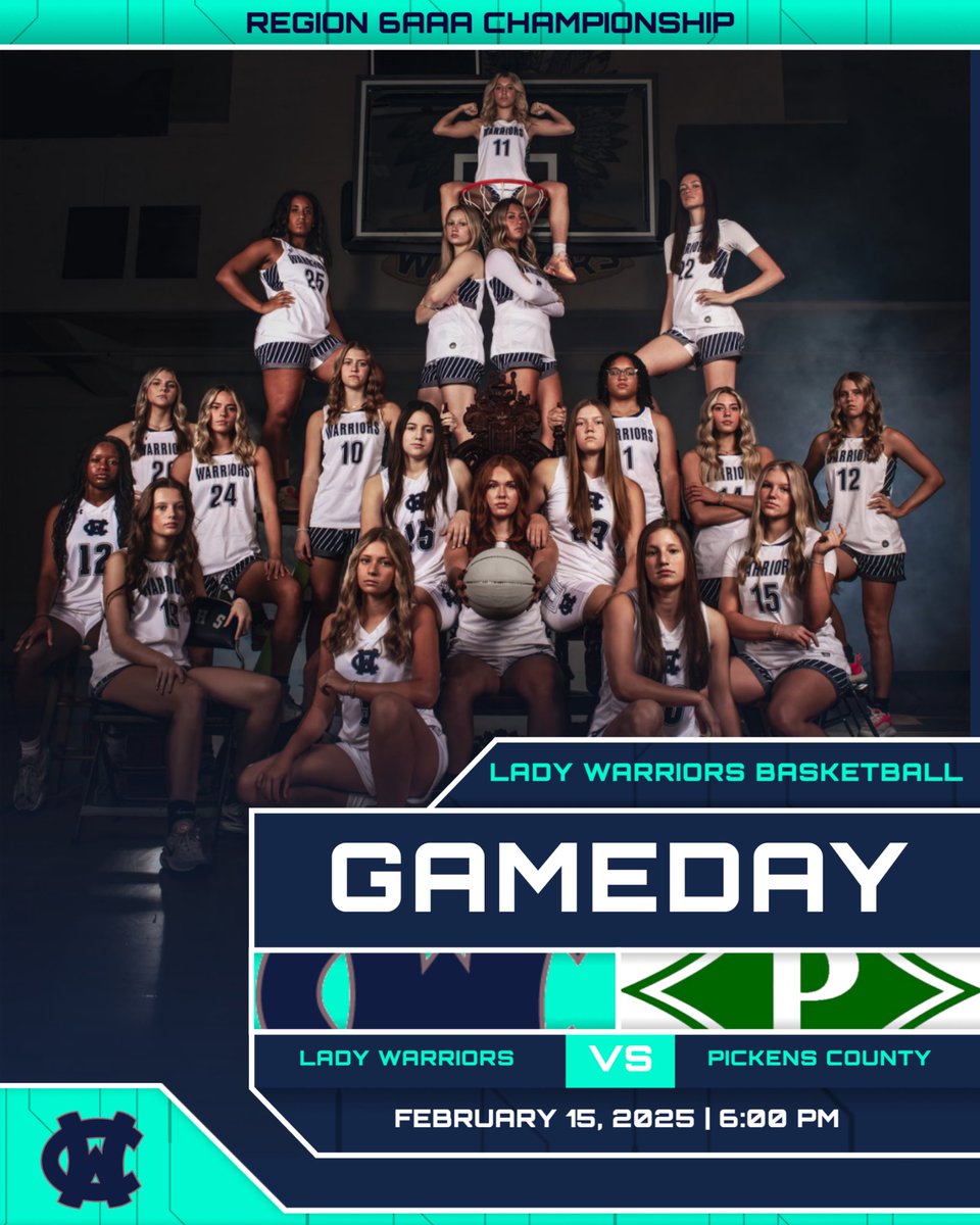 6AAA Region Championship Game Day! Warrior Nation- We would love to see you at Pickens HS tonight to support our Lady Warriors! 🔥🏀

#LockedIn

<a href="/KyleSandy355/">Kyle Sandy</a> <a href="/SandysSpiel/">Sandy's Spiel</a> <a href="/BlitzSportsGA/">🅱🅻🅸🆃🆉</a> <a href="/northgareport/">Adrian | Ken</a> <a href="/BTS_Report/">Baseline To Sideline(Ωψφ)</a> <a href="/WDUNSports/">AccessWDUN Sports</a>