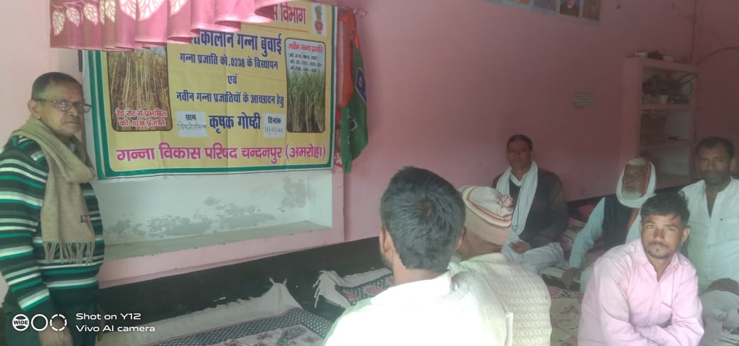 dcoamroha's tweet photo. आज दिनांक 15.01.2025 को जनपद अमरोहा में सी.डी.सी. चन्दनपुर द्वारा जनपद में स्थित अनेक ग्रामों में बसंतकालीन गोष्ठी का आयोजन हुआ, जिसमें कृषकों को को.0238 के विस्थापन एवं वैज्ञानिक कर्षण क्रियाओं पर चर्चा की।
@UPCane @SamitiJ @dyccmbd @dmamroha https://t.co/oH3QD1mCH1