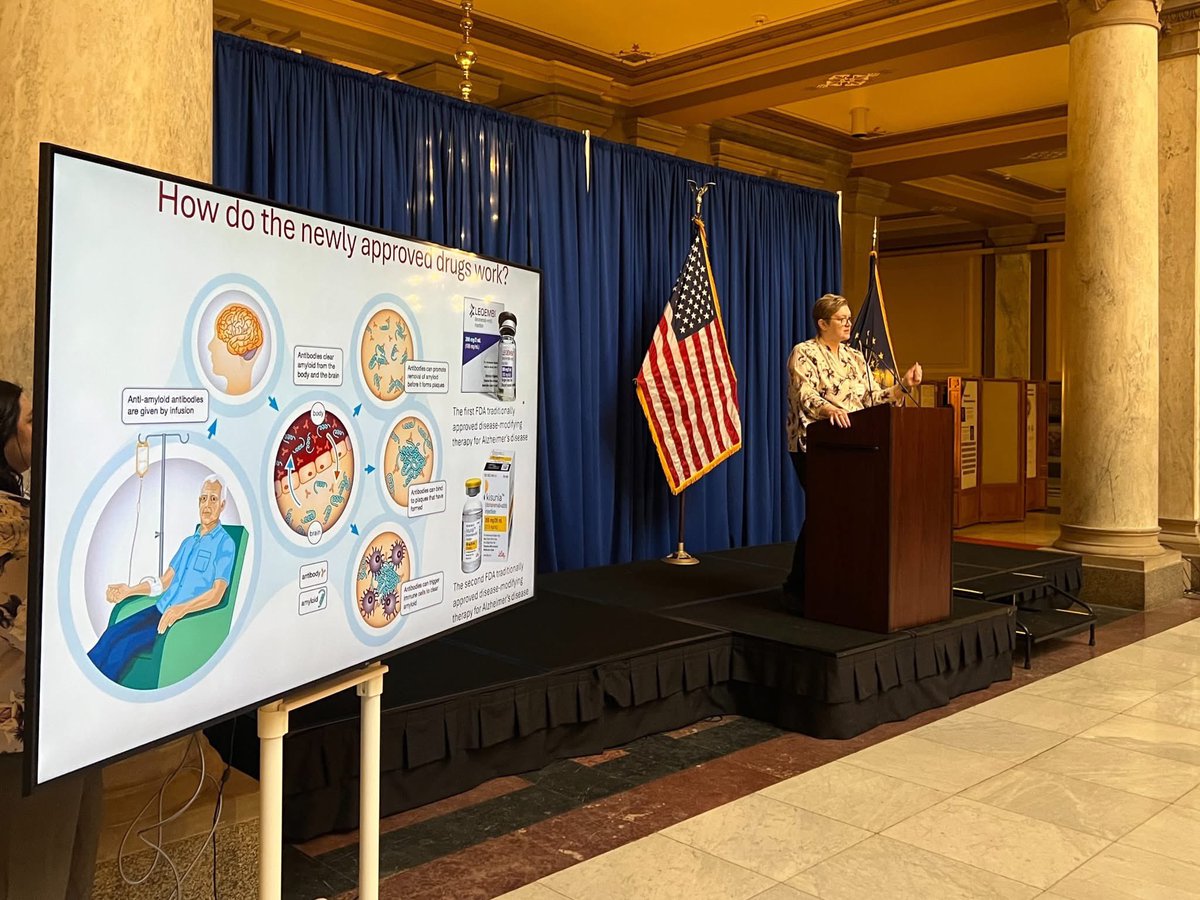 Wilcock_v2's tweet image. It was a true pleasure to speak to the amazing advocates at the Indiana Alzheimer’s Advocacy Day! It warms my heart to see so many people so passionate about curing this disease and I’m so grateful for their tireless work! Thank you @AlzIndiana for the opportunity! Of course, I…