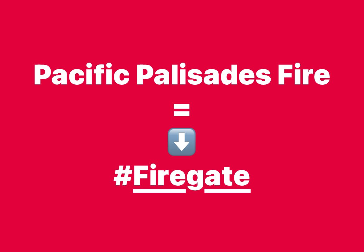RustyRedican's tweet image. #Firegate #PalisadesFiregate