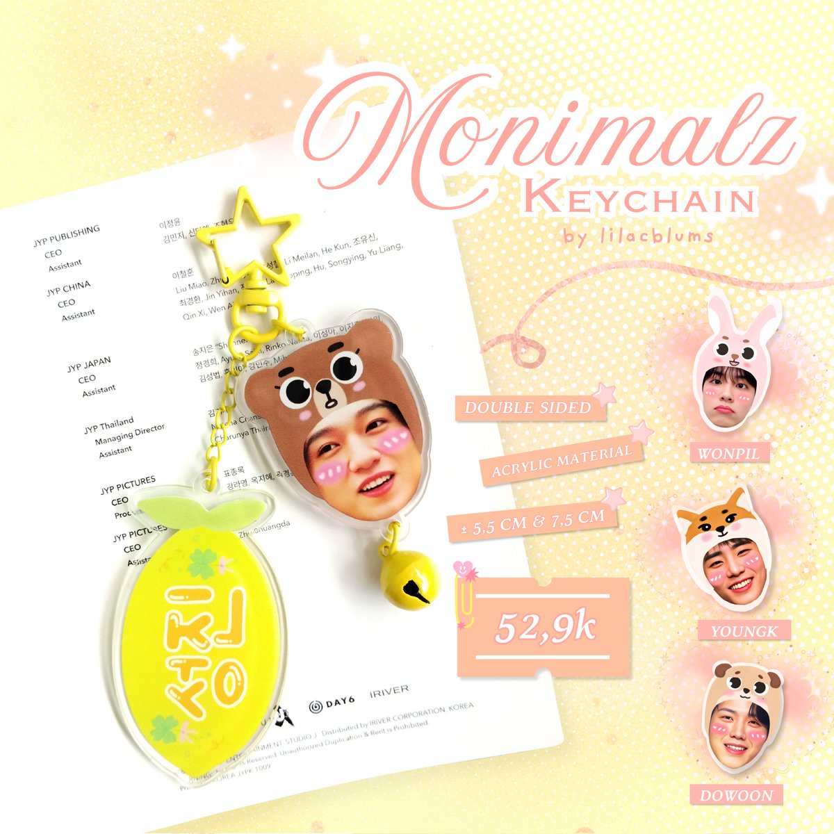 lilacblums's tweet photo. [ Help RT &amp; Like ]

✧₊˙🎀°Open PO Monimalz  Keychain by lilacblums°🎀˙₊✧

   ─── ⋆⋅☆⋅⋆ ──  
💸IDR 52.900 (DP 42.320)  
📅PO Period: 15 Feb 2025 - 22 Feb 2025
🌎 WW GO/orders are welcome (have INA address) 
 ─── ⋆⋅☆⋅⋆ ──  
📌PO Form: https://t.co/N2GN8DVWNS https://t.co/Hq4sKIsuz1