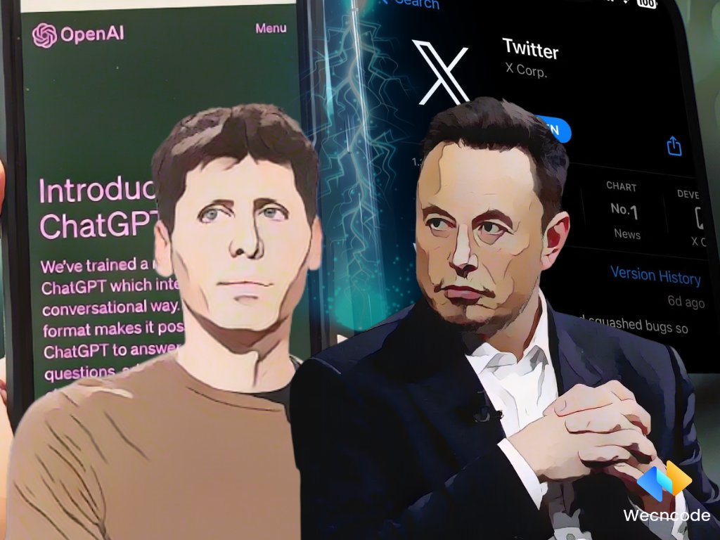 wecncode's tweet photo. Has the AI Wars finally begun? Delve into the battle here 🔗https://t.co/mZtPwXw7zY
#ElonMusk #OpenAI #samaltman https://t.co/FscWZzvbkH