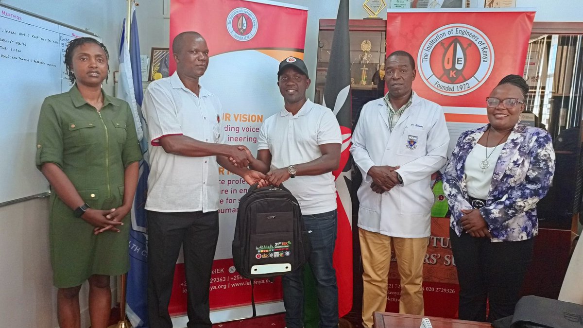 The Institution of Engineers of Kenya (@theiek) on Twitter photo As a Valentine’s Day gesture of goodwill, the Future Leaders Committee of the IEK (<a href="/TheIEK_FLC/">IEK Future Leaders Committee</a>), led by Eng. Annette Ingaiza (<a href="/ingaizaannette/">ingaiza annette</a>), paid a courtesy visit to the Chief Executive Officer of Kenyatta National Hospital (<a href="/KNH_hospital/">Kenyatta National Hospital</a>), Dr. Evanson N. Kamuri, EBS, CBS. As a Valentine’s Day gesture of goodwill, the Future Leaders Committee of the IEK (<a href="/TheIEK_FLC/">IEK Future Leaders Committee</a>), led by Eng. Annette Ingaiza (<a href="/ingaizaannette/">ingaiza annette</a>), paid a courtesy visit to the Chief Executive Officer of Kenyatta National Hospital (<a href="/KNH_hospital/">Kenyatta National Hospital</a>), Dr. Evanson N. Kamuri, EBS, CBS.