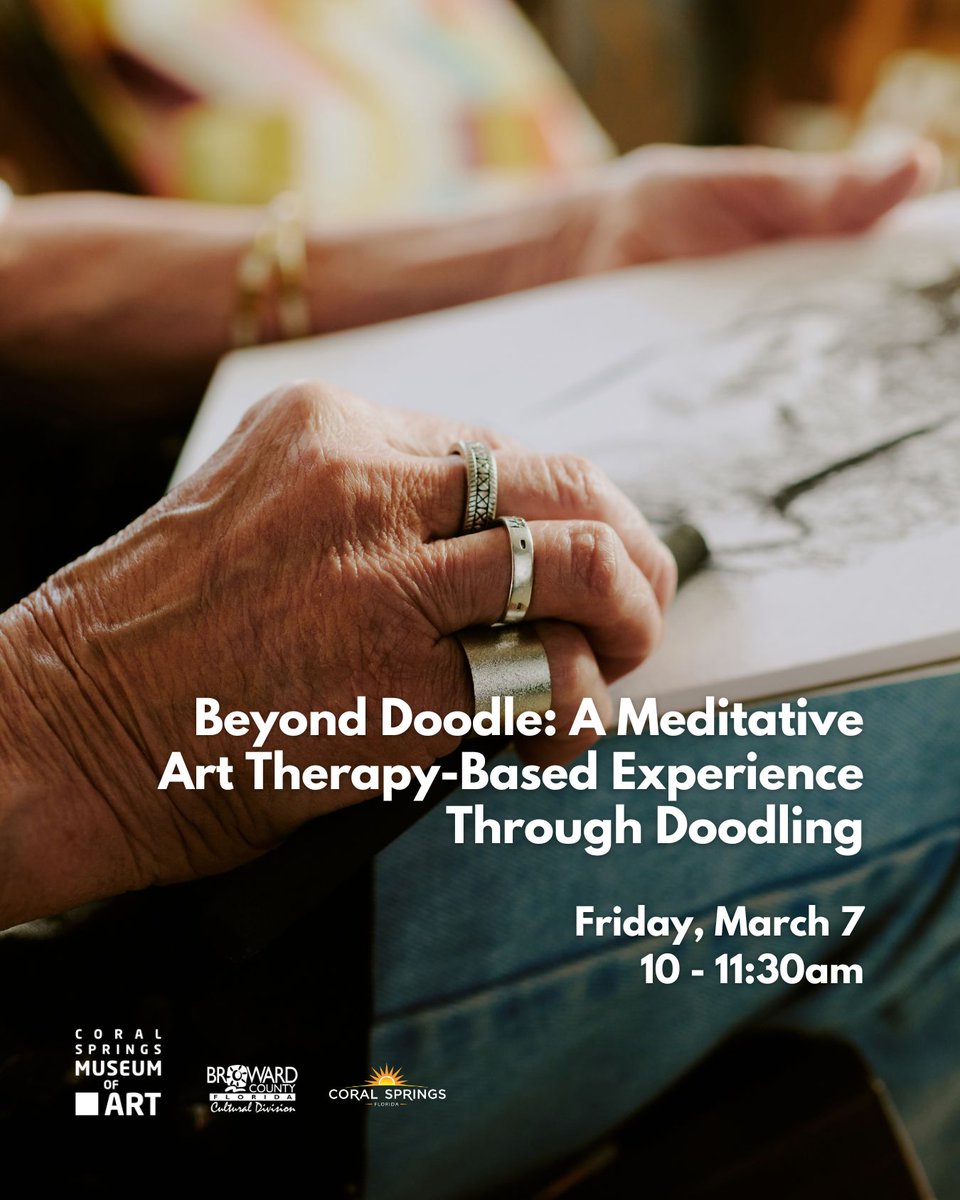 Beyond Doodle: A Meditative Art Therapy-Based Experience
Did you know doodling, a freeform drawing technique that encourages spontaneity, can help promote mindfulness? 
Registration on our website in the Classes + Workshops page