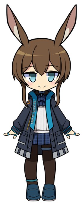 デフォルメキャラ描く練習も兼ねてアーミヤ 