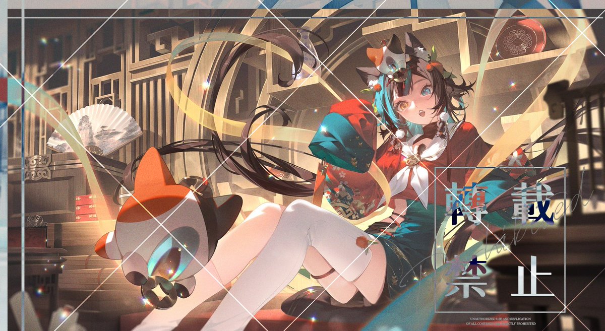 jean_0v0's tweet image. Commission For @/้Lvck ๐งง๐ from last year
her design is so..so cute๐ฅบ I had fun drawing this ~
