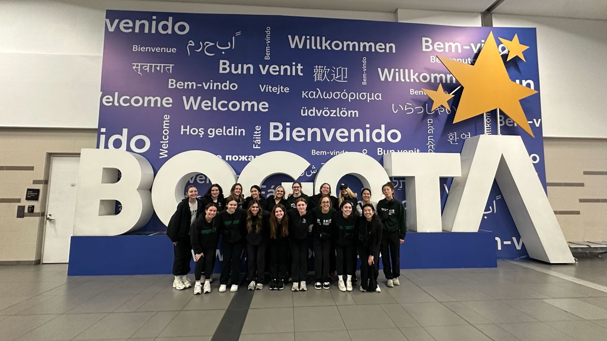 HuskieWSOC's tweet photo. The adventure begins ✅

We have made it to Bogota 🇨🇴⚽️

Excited for the next 9 days of Social Work, International Friendly Games and exploring all the Colombia has to offer 💚

#Internationaltrip #HuskiesinBogota https://t.co/9iCCvqbhrR