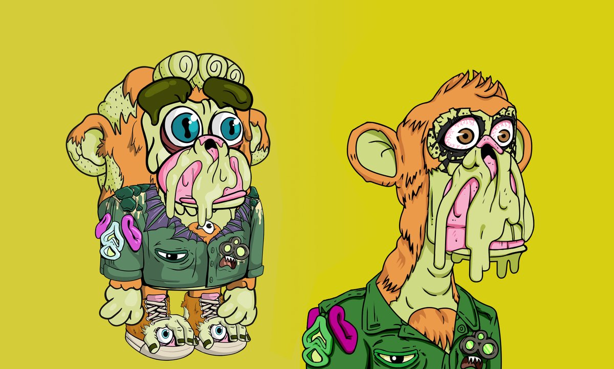 GM gm

Look what I received from <a href="/sigma_and_omega/">Goose</a> &amp; <a href="/AKidOnApe/">A KID</a> ! 
Custom 1/1 honorary Mutant A KID based on my MAYC #7172!
How cool is that!! Thank you my friends.