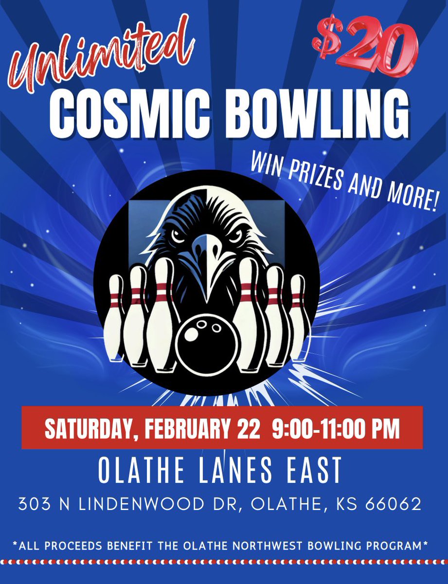 Come support the ONW Bowling Teams next Saturday night! Cheap bowling plus prizes equals the best Saturday night ever! All proceeds go to the team!