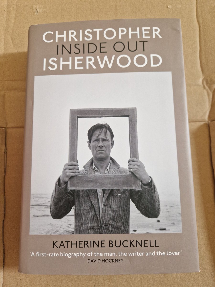 So excited that my copy of <a href="/ClarendonRoad/">Katherine Bucknell</a> 's biography of Christopher Isherwood has arrived today, cannot wait to dive in 💕
