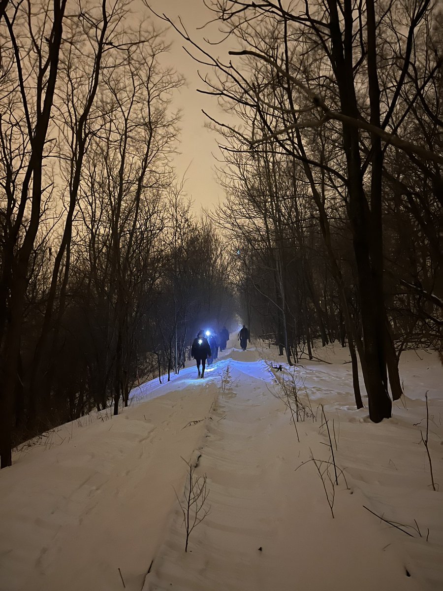 drCADuff's tweet image. Storm Chaser hikes are popular in my hiking group! When it’s snowing, you’ll find us on the trails!