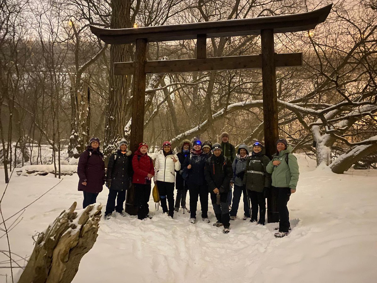 drCADuff's tweet image. Storm Chaser hikes are popular in my hiking group! When it’s snowing, you’ll find us on the trails!