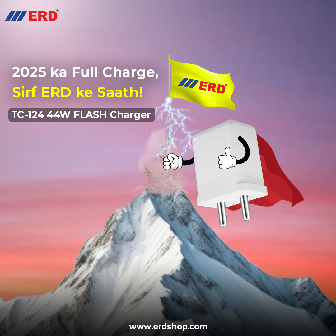 erdglobalindia's tweet image. ⚡ The Power to Charge Like a Hero! 🦸‍♂
No more slow charging! ERD TC-124 44W FLASH Charger is here to power up your devices at lightning speed! 🔥⚡

Shopnow At erdshop.com
.
.
#ChargeAtLightningSpeed #ERDCharger #SuperFastCharge #PowerUp2025 #NoMoreWaiting