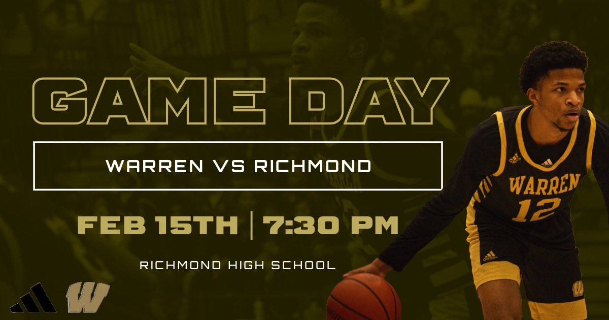 ‼️Back in Action‼️

🆚: Richmond
⏰: 7:30 PM
📍: Richmond High School