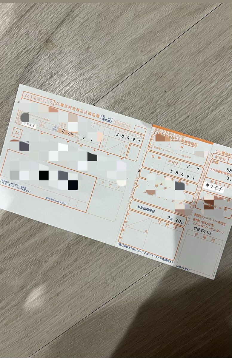 電気代やばすぎ。生存税導入かな？？