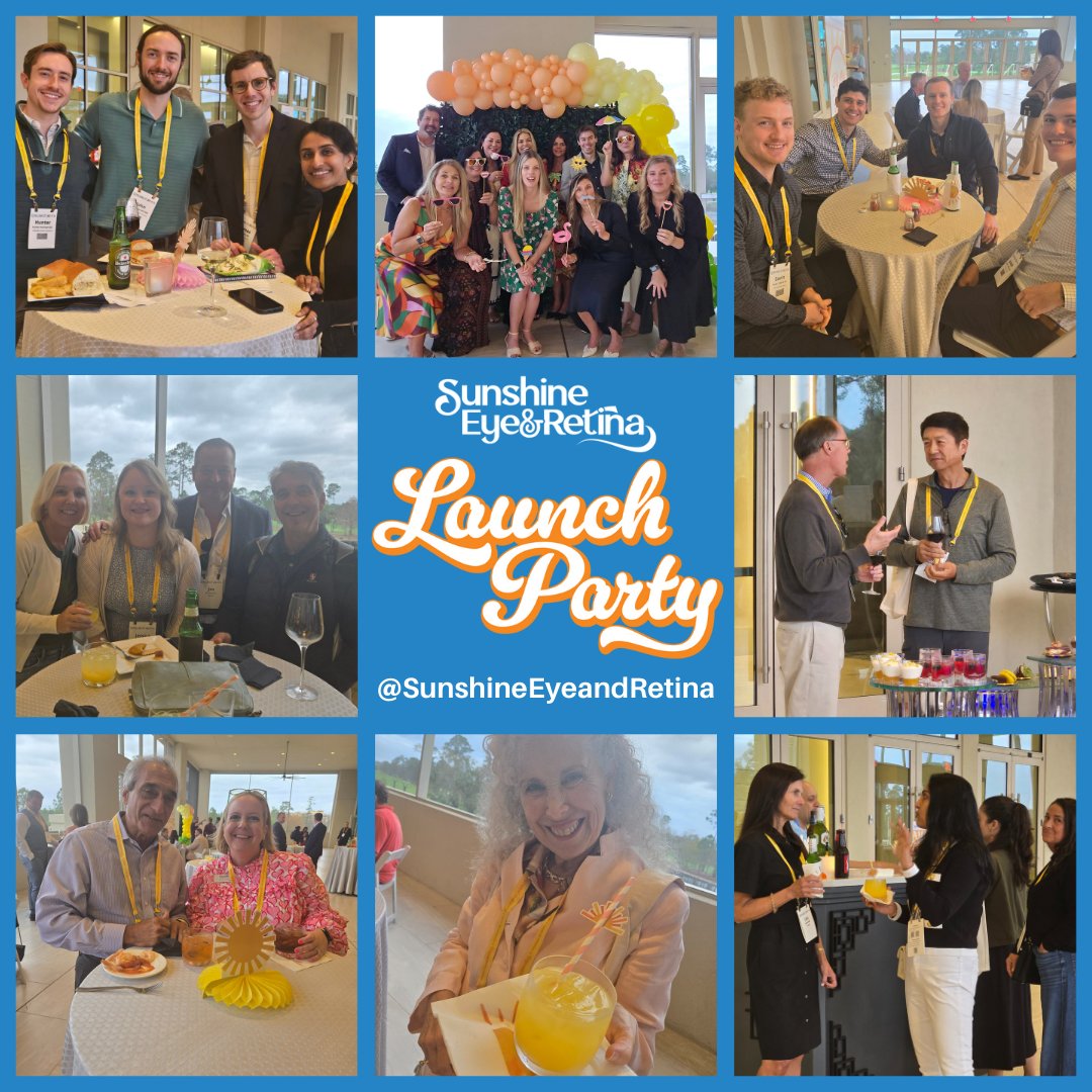 SunshineEyeCME's tweet image. Last night, we officially relaunched #TellingItLikeItIs as #SunshineEyeandRetina for 2026! 🌟Discover the latest advancements, share groundbreaking innovations, and connect with peers across the ophthalmic community. Exciting things ahead!