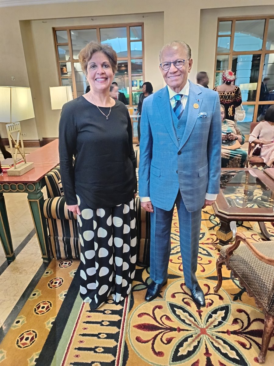 Very honored to meet with H.E. Dr Navin Ramgoolam, Prime Minister of Mauritius <a href="/OIFrancophonie/">La Francophonie</a>.  #38thAUSummit
