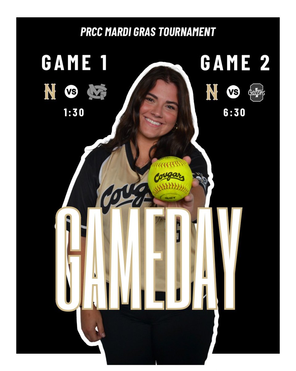 | 𝐆𝐀𝐌𝐄𝐃𝐀𝐘 |

🆚 Mary. G. Montgomery &amp; Pearl River CC
📍 Poplarville HS &amp; Pearl River Community College
⌚️ 1:30 &amp; 6:30
📱 GameChanger

FINISH | UNSATISFIED