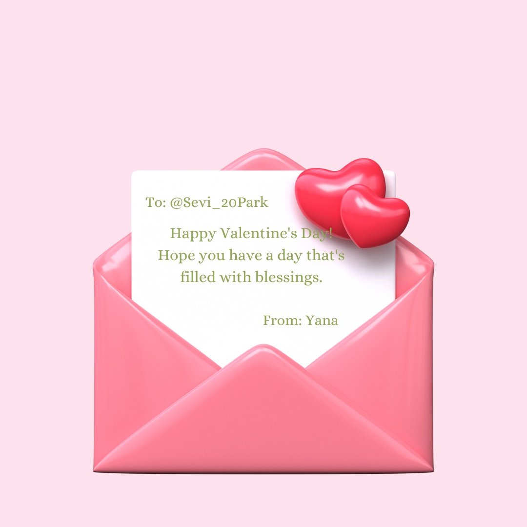 heeyannahhh's tweet photo. Happy Valentines @Sevi_20Park 🩷 https://t.co/jBVcSINhLI