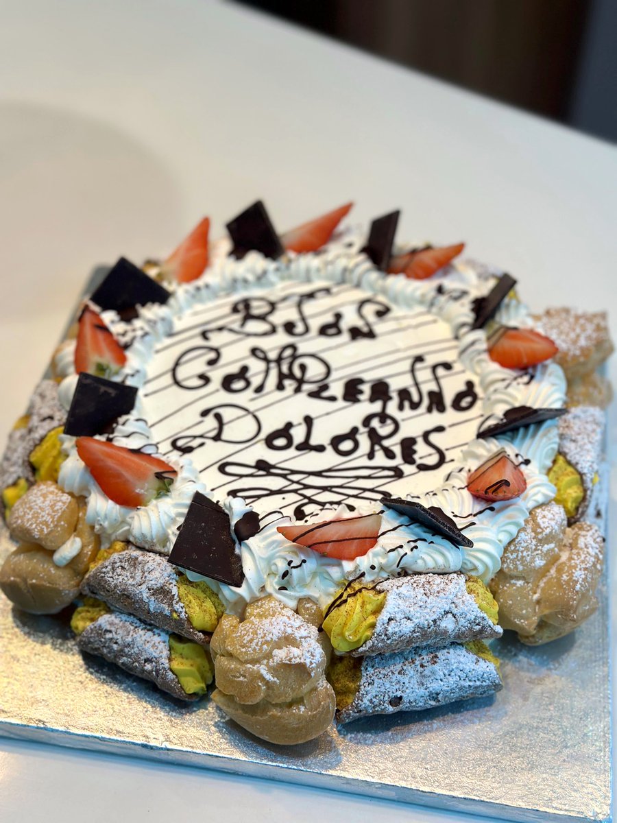 POCO Street Food (@pocosicilian) on Twitter photo Another beautiful homemade celebration cake is ready for collection today! 🎂
An Italian moist sponge cake with Vanilla cream, mini cannoli and profiteroles 🍰
All Poco cakes are made to order by our Sicilian patisserie chef.
For cake orders:
info@pocostreetfood.com ✅ Another beautiful homemade celebration cake is ready for collection today! 🎂
An Italian moist sponge cake with Vanilla cream, mini cannoli and profiteroles 🍰
All Poco cakes are made to order by our Sicilian patisserie chef.
For cake orders:
info@pocostreetfood.com ✅