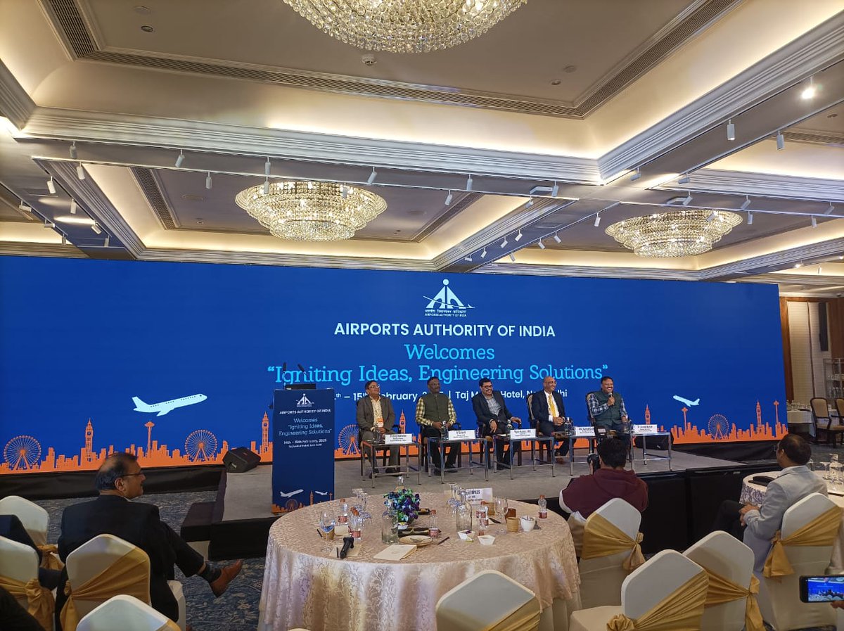 Airports Authority of India (@aai_official) on Twitter photo The two-day workshop on major infrastructure projects at #AAI airports concluded with an insightful address by AAI Chairman, Sh. <a href="/vipinkumarIAS/">Vipin Kumar</a>. He appreciated the experts, stakeholders, and officials for their contributions, emphasizing knowledge-sharing is key for successful The two-day workshop on major infrastructure projects at #AAI airports concluded with an insightful address by AAI Chairman, Sh. <a href="/vipinkumarIAS/">Vipin Kumar</a>. He appreciated the experts, stakeholders, and officials for their contributions, emphasizing knowledge-sharing is key for successful