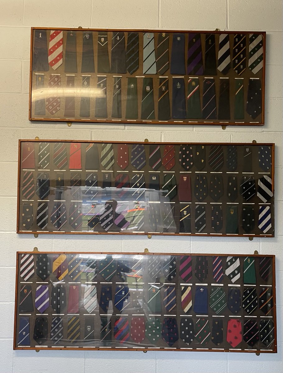 andywyman's tweet image. Club tie collection ⁦@ExeterChiefs⁩ #sandypark . In exalted company ⁦@lydney_rfc⁩  #driveonLyd