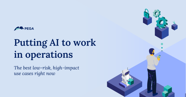 AxelWells4's tweet photo. Want to put AI to work but not sure where to start? 🤔 Our latest whitepaper reveals the best low-risk, high-impact #AI use cases for ops leaders. Discover a strategic approach backed by Pega and market-leading organizations. Download now. https://t.co/Jl7sokvJgn https://t.co/W2nDudu9x0