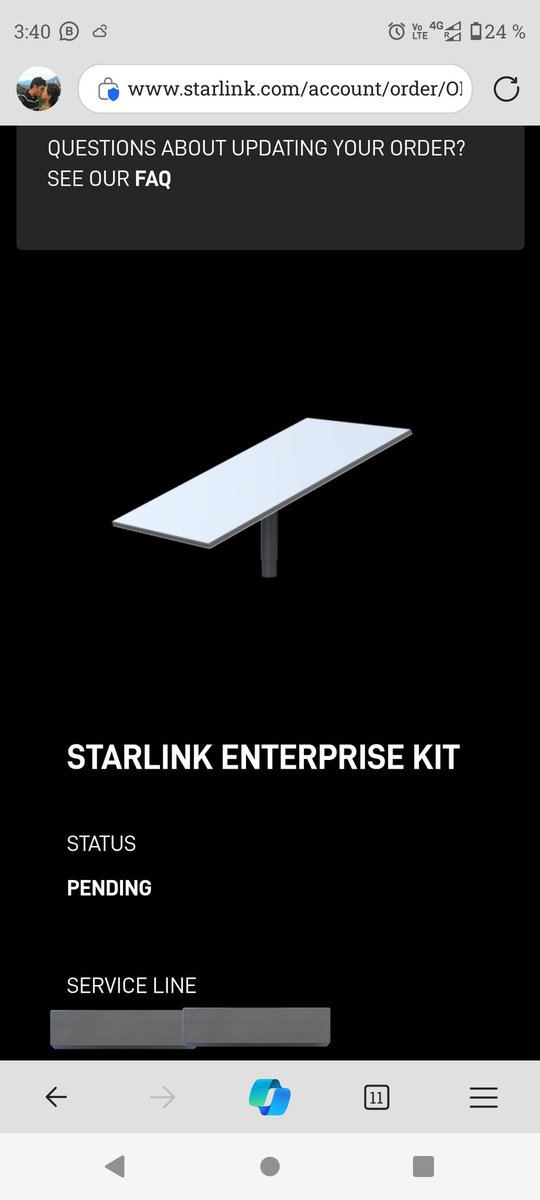LeoGuiza's tweet image. Tanks #Techsuport, maybe you can help to deliver the Starlink kit paid in December 19 and not shipped yet. No date of deliver actualization and no satisfied response on tickets. 6 weeks waiting since I paid. @Starlink @SpaceX