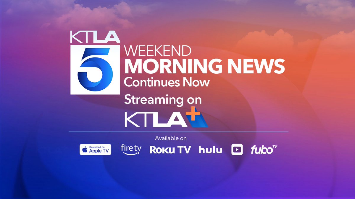 The fun continues all morning long! Watch us live exclusively at KTLA.com and streaming on the KTLA+ app on Roku, Fire TV, Apple TV, Hulu and more