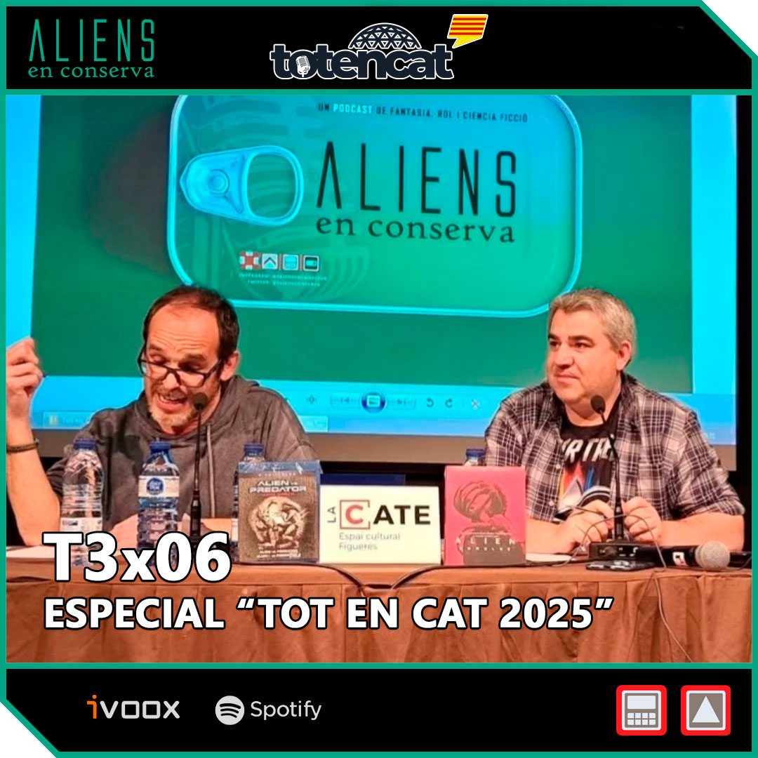Aliens en Conserva (@aliensconserva) on Twitter photo El 8 de febrer vàrem participar en el <a href="/Toten_Cat/">Tot en Cat</a>, la trobada de creadors de contingut en català. Amb el monomite del Camí de l'Heroi, vàrem fer un petit viatge d'introspecció per reviure els nostres primers crush de la cultura friki.
go.ivoox.com/rf/139891629 El 8 de febrer vàrem participar en el <a href="/Toten_Cat/">Tot en Cat</a>, la trobada de creadors de contingut en català. Amb el monomite del Camí de l'Heroi, vàrem fer un petit viatge d'introspecció per reviure els nostres primers crush de la cultura friki.
go.ivoox.com/rf/139891629