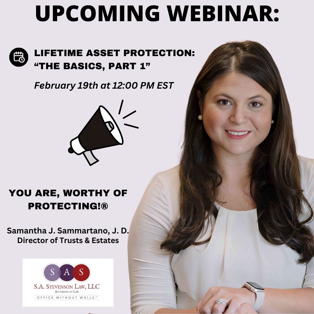 SAS_Law's tweet photo. 🚨 BIG ANNOUNCEMENT! 🚨

Join Samantha J. Sammartano, J.D., our Director of Trusts &amp; Estates, as she breaks down the essentials of protecting what matters most. 📜✨

🗓 February 19th
⏰ 12:00 PM EST
📍 Virtual Event – Don’t Miss It!
Register here: https://t.co/6UDsI1tSeX

#SAS https://t.co/SA5WkaWg4s
