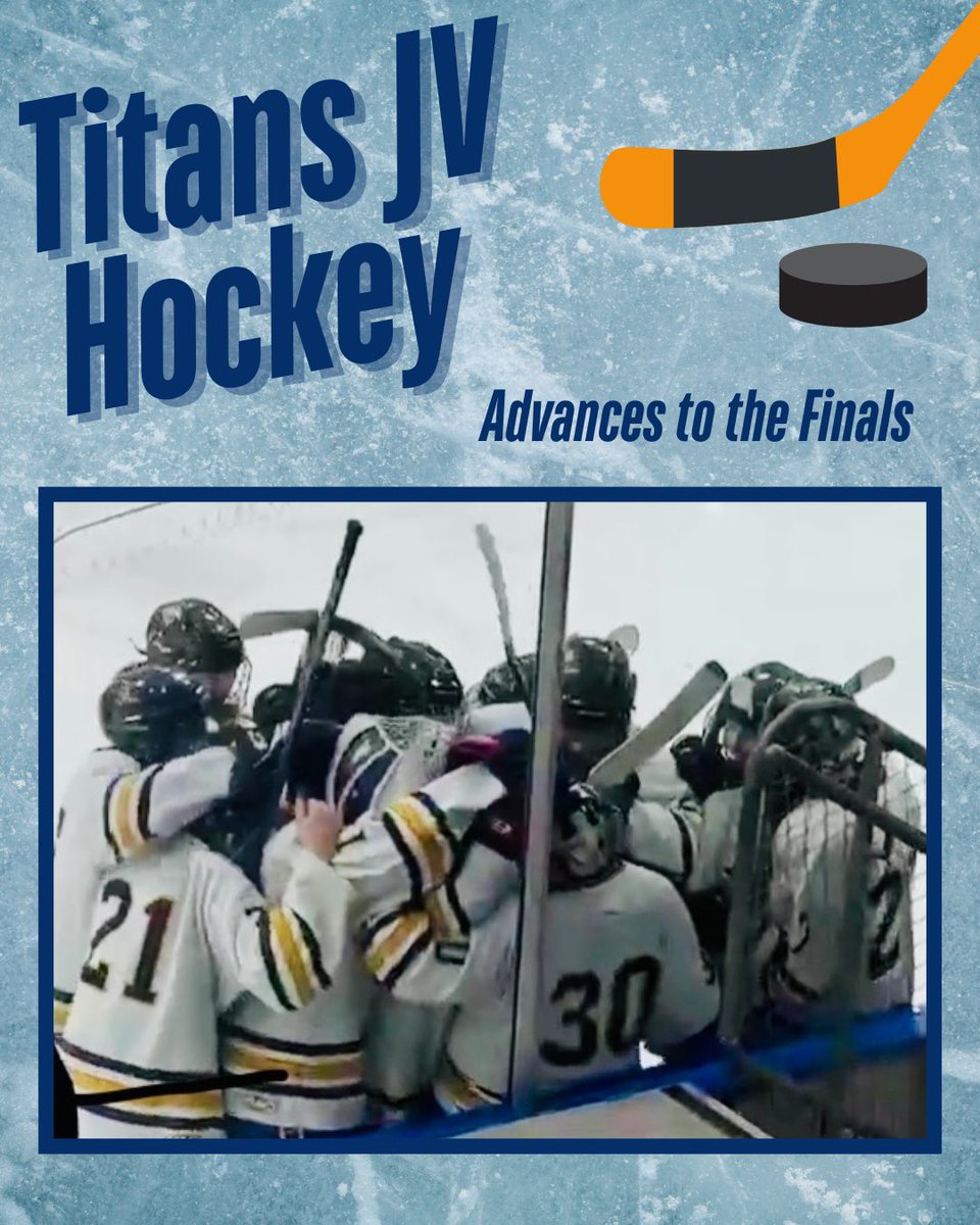 Thomas Titan JV Hockey is headed to Buffalo to play on 2.22‼️ 10-3-1 record this season 👏🏼 👏🏼 👏🏼