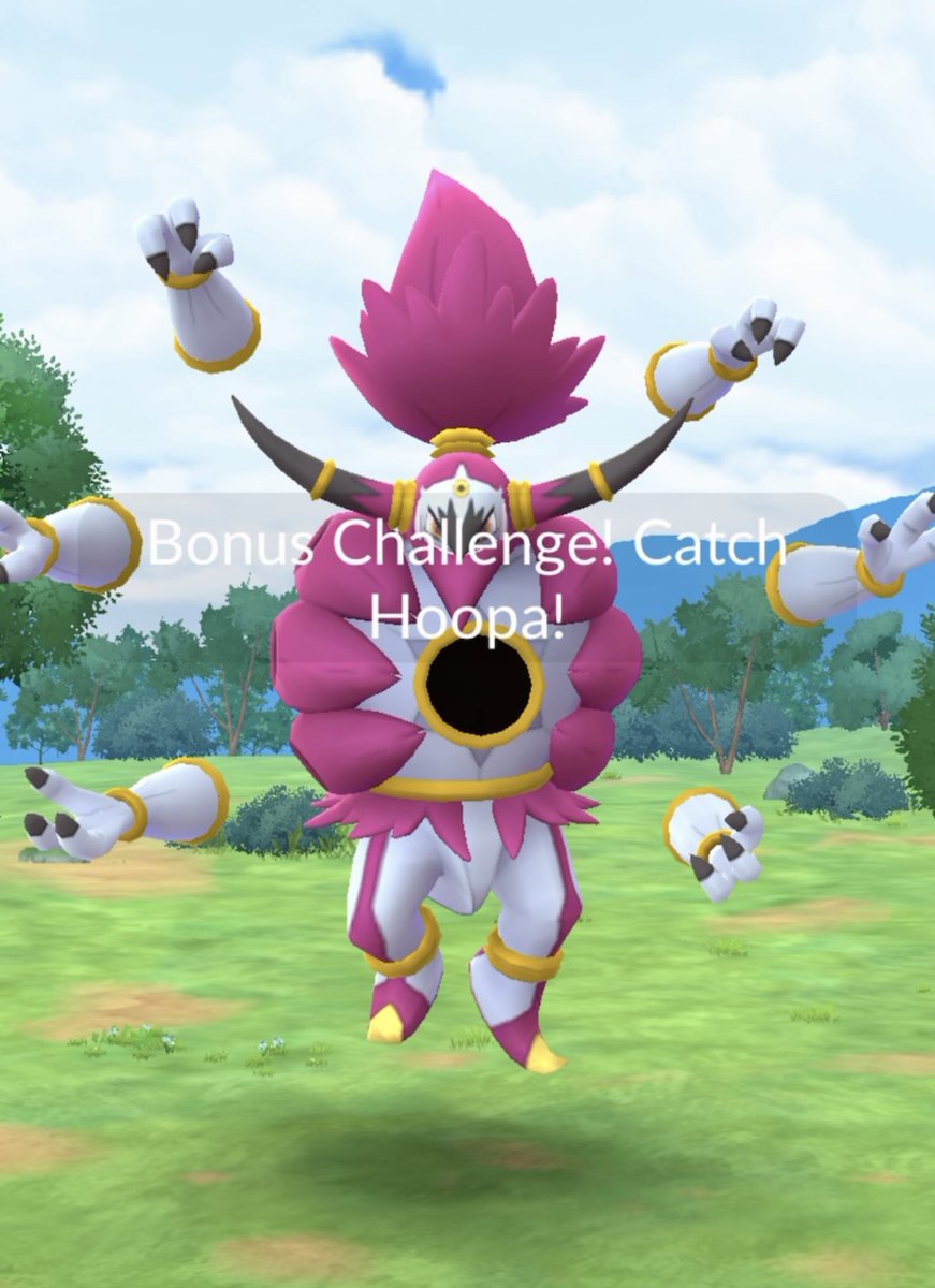 twiteRz90's tweet image. 💍 Hoopa Unbound Raid Day (15 February 2025) #PokémonGO

😈 0720 #HOOPA Unbound (Djinn Pokémon) registered to Pokédex! 🩷