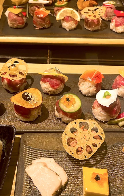 肉の寿司だよ 