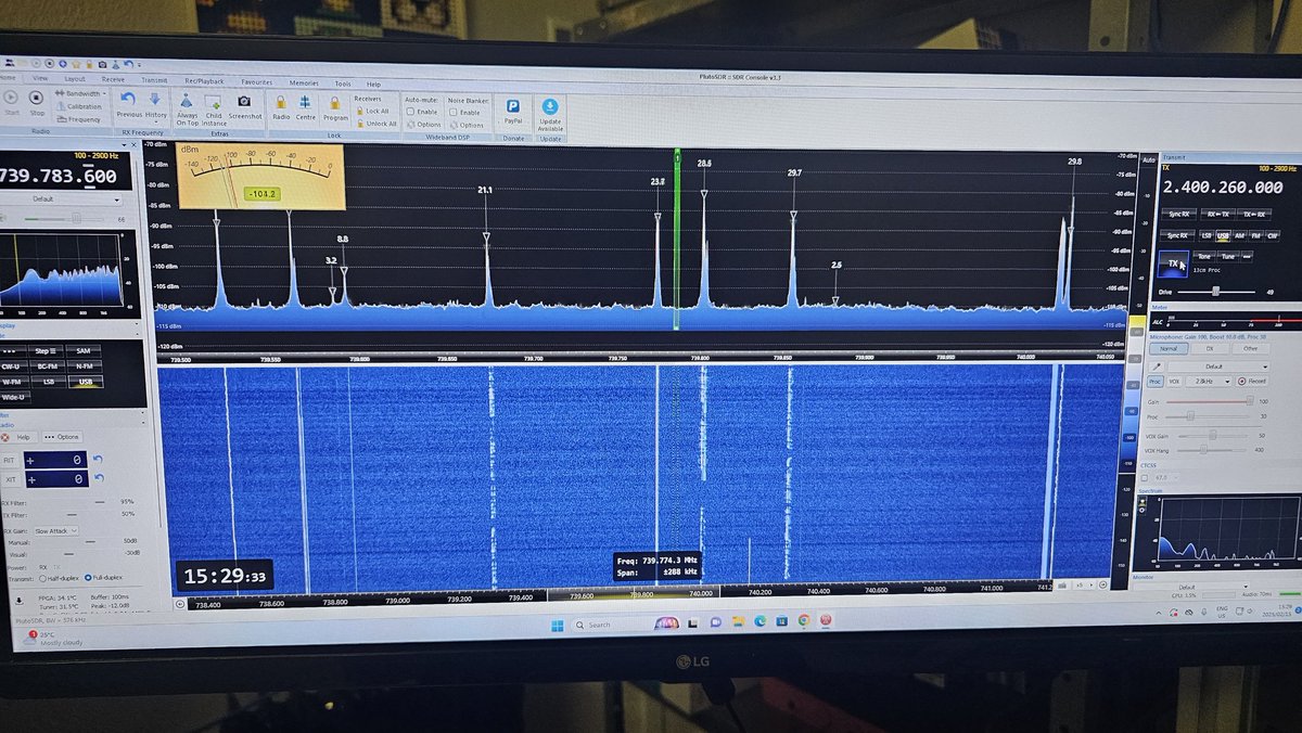 geekc0der's tweet image. Finally getting time to play in the shack again. Can confirm that the Blackview MP60 works perfectly with #sdrconsole for a standalone qo100 mini pc (both rx and tx with pluto)

#amateurradio #qo100 #hamradio #satellites