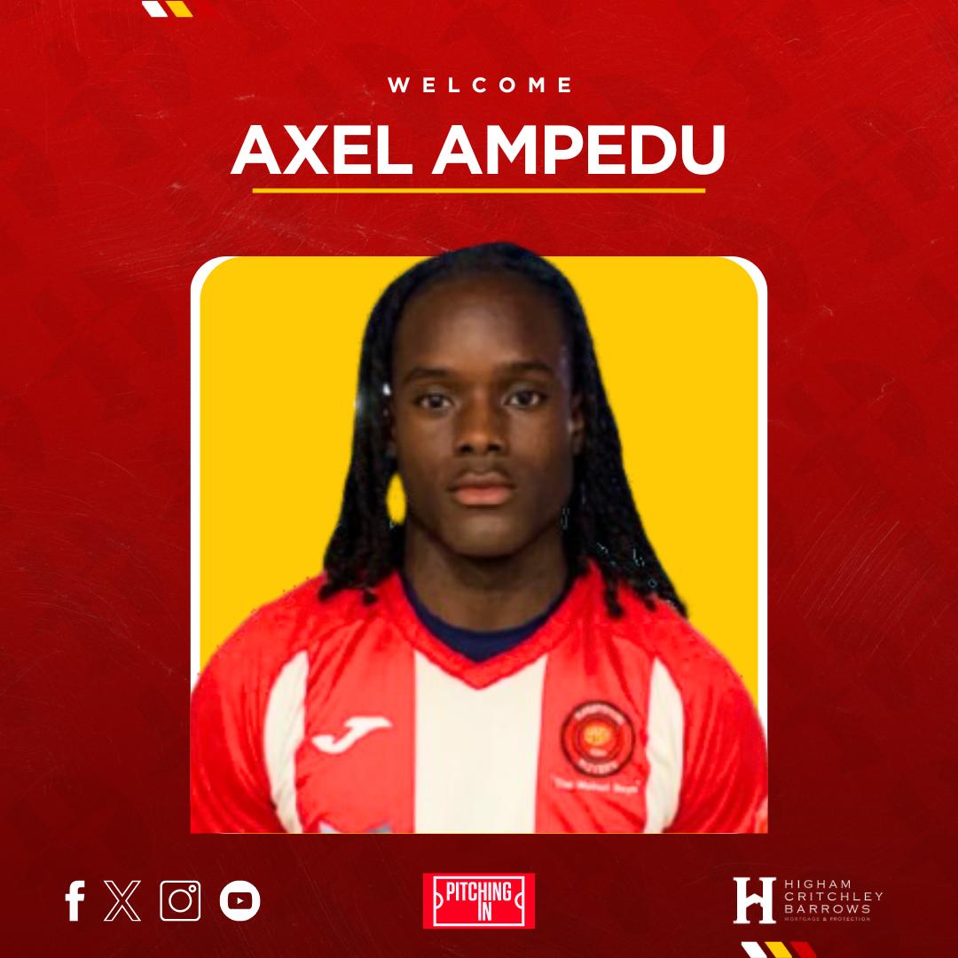 🚨 𝐒𝐈𝐆𝐍𝐈𝐍𝐆 𝐀𝐋𝐄𝐑𝐓 🚨

We're pleased to welcome Axel Ampedu to Banbury United! 🔴🟡

The versatile defender joins from Kempston Rovers and goes straight into the first-team squad for today’s game against Biggleswade Town. 💪⚽

Welcome to the Puritans, Axel! 👊