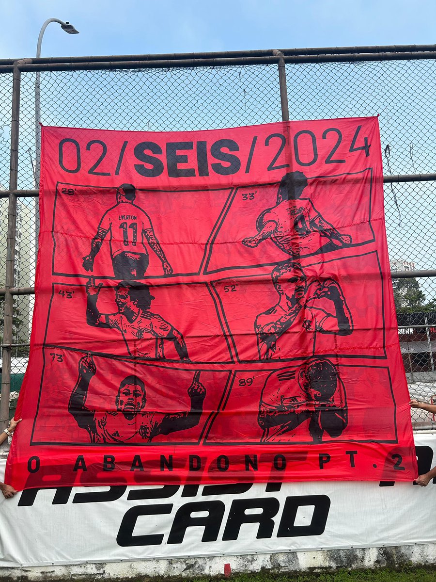 Nem 1, nem 2, nem 3… 6!
Vamos por mais, Flamengo.