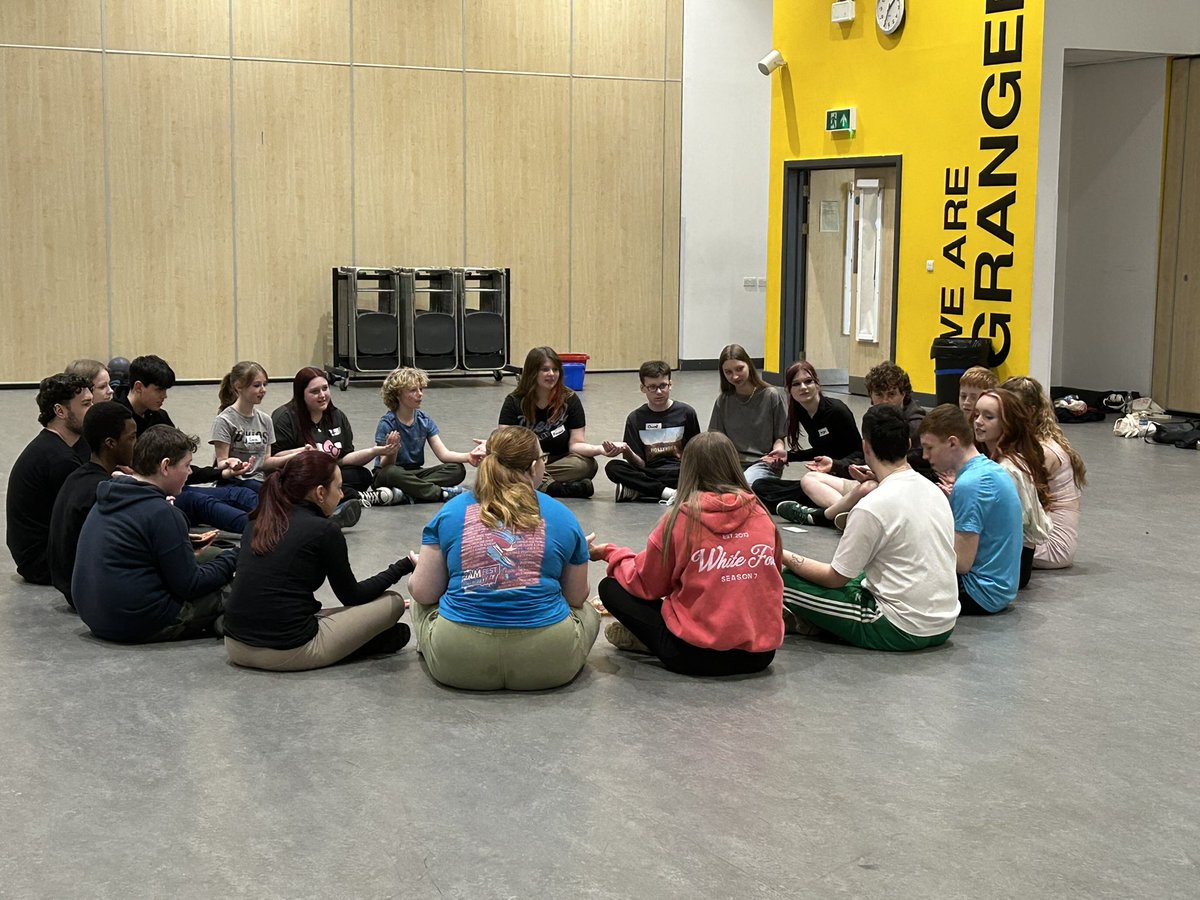 So exciting to have <a href="/NTSonline/">National Theatre of Scotland</a> working with us for the next 3 weeks for a performance of Thank U Next. Tickets available on their website. <a href="/msbailliedrama/">Miss Baillie 🎭</a> <a href="/show_ghs/">GHS Show</a>