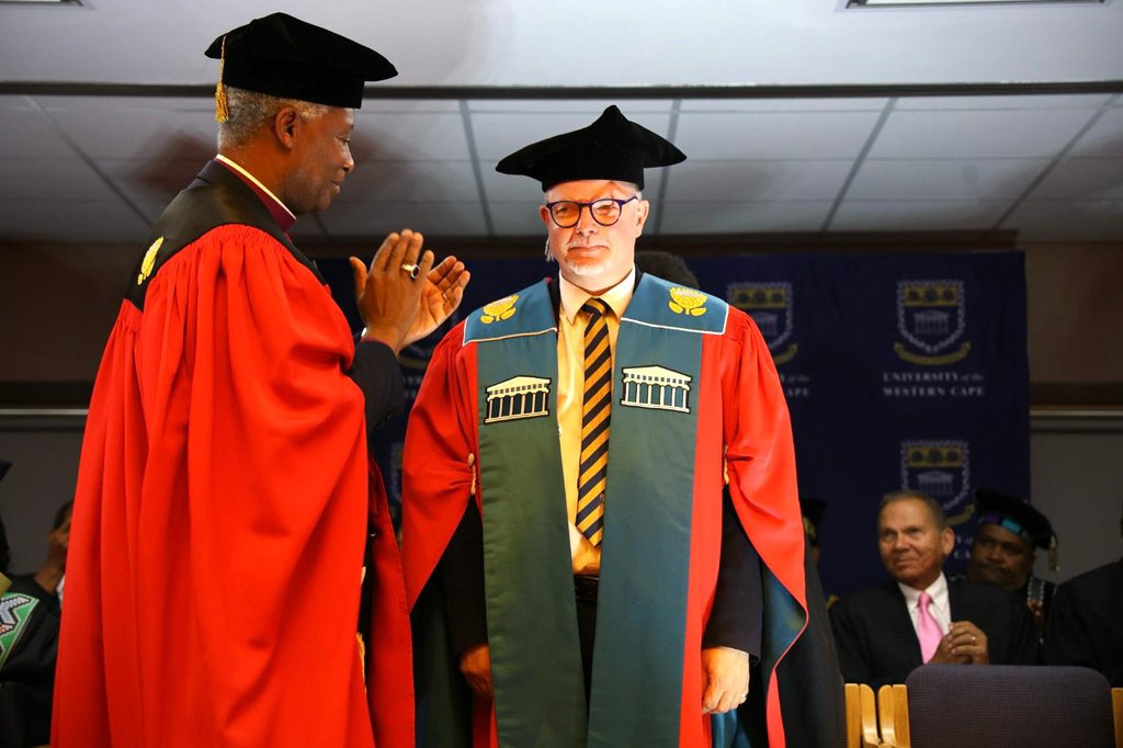 UWConline's tweet photo. The University of the Western Cape’s 8th Rector and Vice-Chancellor, Professor Robert John Balfour.
#IAmUWC https://t.co/MXfIetQ2wJ