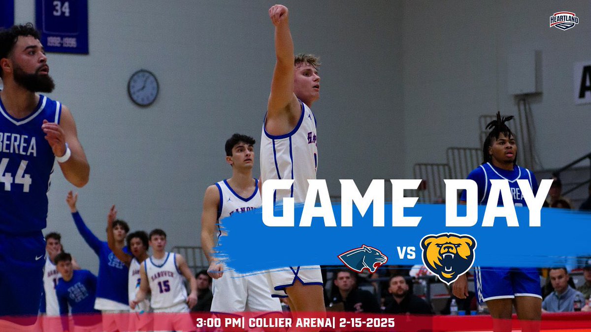 GAMEDAY! We are back at home against conference rival Franklin! Come join us in Collier Arena at 3pm! #HUTO
