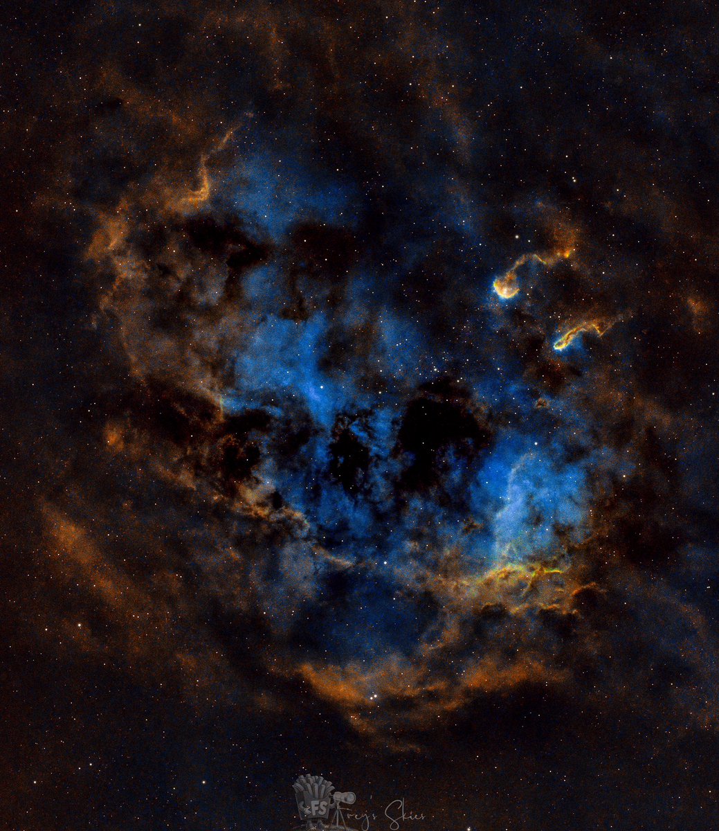 Tadpole Nebula
.
.
⚙️ Skywatcher EQ6-R Pro
📸 ZWO ASI2600MM Pro 
🔍 SHO Hubble Palette
🔭 William Optics Fluorostar 120
📅 Captured 2/13/25
🖥️ PixInsight
🎨 Adobe Photoshop
.
.
#astronomy #telescope #dso #planet #solarsystem #solar #planets #moon #astrophotography #nebula #space