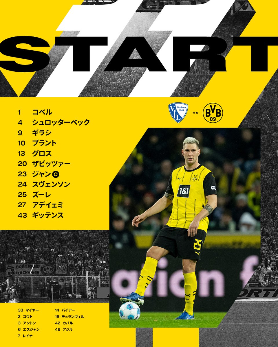 BVBjpn's tweet image. 🚨 本日のラインナップはこちら！👇

#BOCBVB