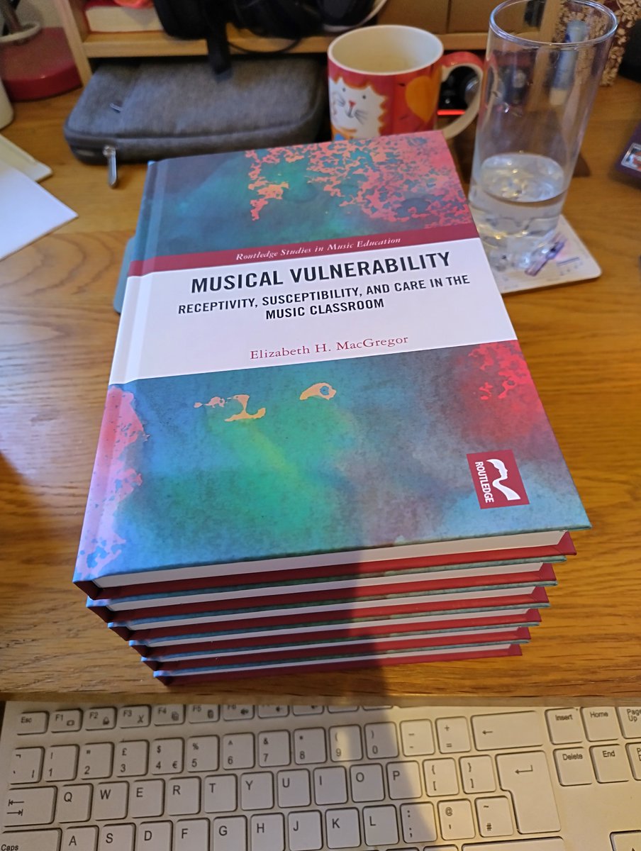 Elizabeth MacGregor (@ehmacgregor) on Twitter photo I am over the moon to have finally received copies of my new book! And there's still time to sign up to the book launch this coming Friday 21 February if you haven't already: forms.office.com/e/R19Rrhknr4
#musiced #vulnerability <a href="/routledgebooks/">Routledge Books</a> <a href="/SomervilleOx/">Somerville College</a> I am over the moon to have finally received copies of my new book! And there's still time to sign up to the book launch this coming Friday 21 February if you haven't already: forms.office.com/e/R19Rrhknr4
#musiced #vulnerability <a href="/routledgebooks/">Routledge Books</a> <a href="/SomervilleOx/">Somerville College</a>