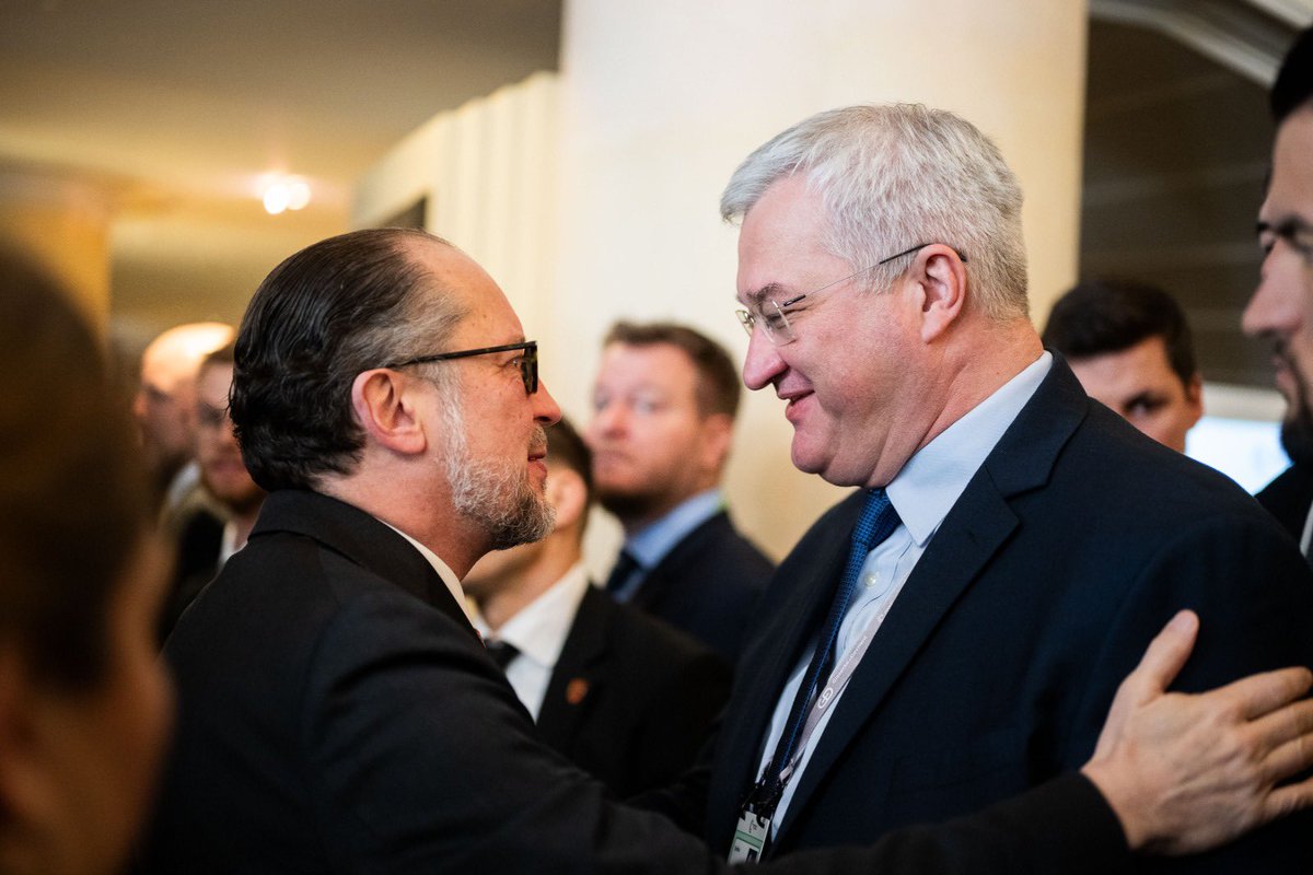 No negotiations about Ukraine without Ukraine.

This is all the more clear in these days, as we mark the third anniversary of the beginning of Putin's brutal attack on #Ukraine. 

Good to see you, dear <a href="/andrii_sybiha/">Andrii Sybiha 🇺🇦</a>!