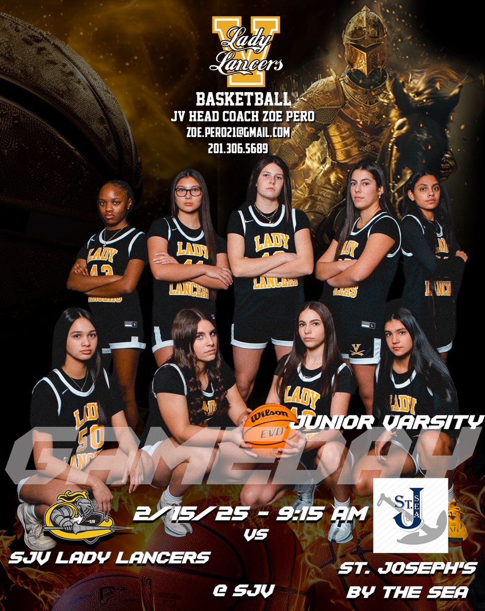 It’s Gameday - first up, 9:15 AM our JV Lady Lancers take on St. Joseph’s By the Sea at Home - then at 2:30 PM in the next round of the SCT, Varsity takes on Ranney at 2:30 @ Holmdel HS!  Pop out and support!  Let’s go ladies!! <a href="/sjvcoach/">Dawn Karpell</a> <a href="/pero_zoe/">Zoe</a> <a href="/SJVHS_Athletics/">Pat Smith</a>