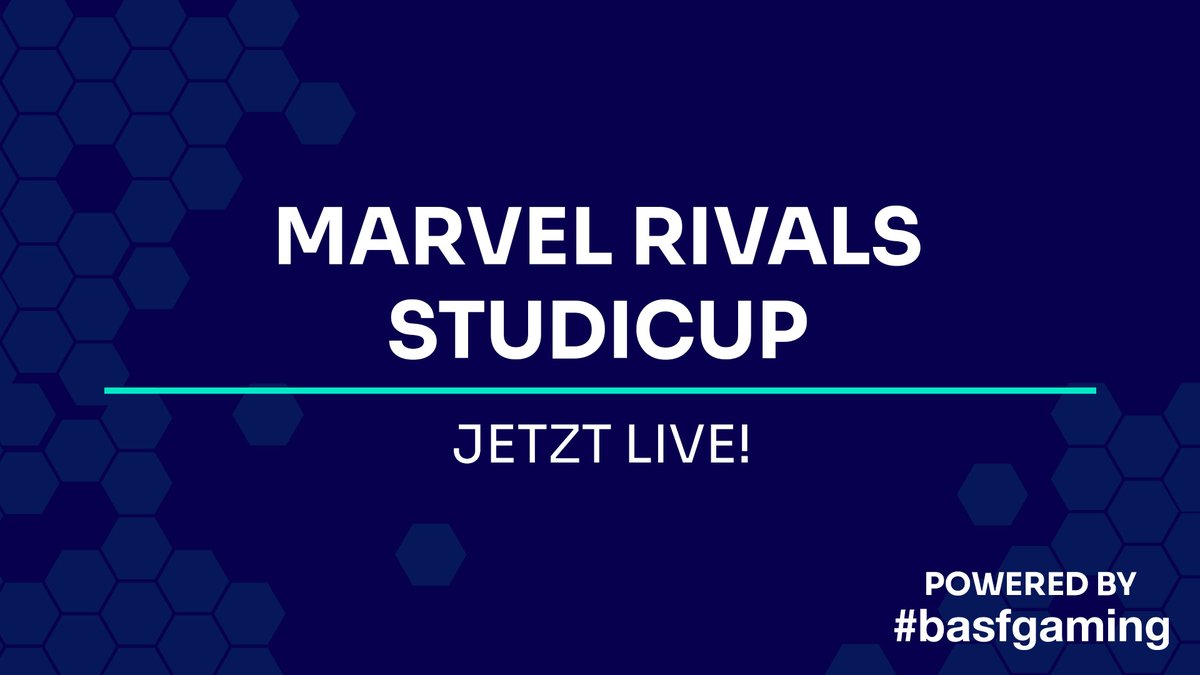 Uniliga (@uniligagg) on Twitter photo WIR SIND LIVE 👇️👇️👇️👇️👇️
Schaltet jetzt beim ersten Marvel Rivals Studicup powered by <a href="/basf_gaming/">#basfgaming</a> ein!
🎬️<a href="/chris_rookey/">Christian Cost</a>
🎥P4nfylon
🎙️<a href="/Theonly_Artemis/">Jessica 'Artemis' Hahnengreß</a> & <a href="/ShingekiGG/">ShingekiGG</a>
📺️twitch.tv/uniliga_aim WIR SIND LIVE 👇️👇️👇️👇️👇️
Schaltet jetzt beim ersten Marvel Rivals Studicup powered by <a href="/basf_gaming/">#basfgaming</a> ein!
🎬️<a href="/chris_rookey/">Christian Cost</a>
🎥P4nfylon
🎙️<a href="/Theonly_Artemis/">Jessica 'Artemis' Hahnengreß</a> & <a href="/ShingekiGG/">ShingekiGG</a>
📺️twitch.tv/uniliga_aim