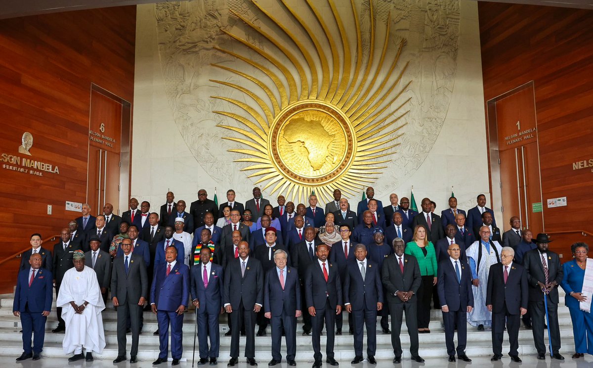 Attended the opening of the 38th AU Summit in Addis Ababa. I welcome the call for Africa to have a permanent seat on the UN Security Council and remain committed to fostering regional peace as SADC Chair. Together, we will advance Africa’s interests. 
#Zimbabwe #AfricanUnion