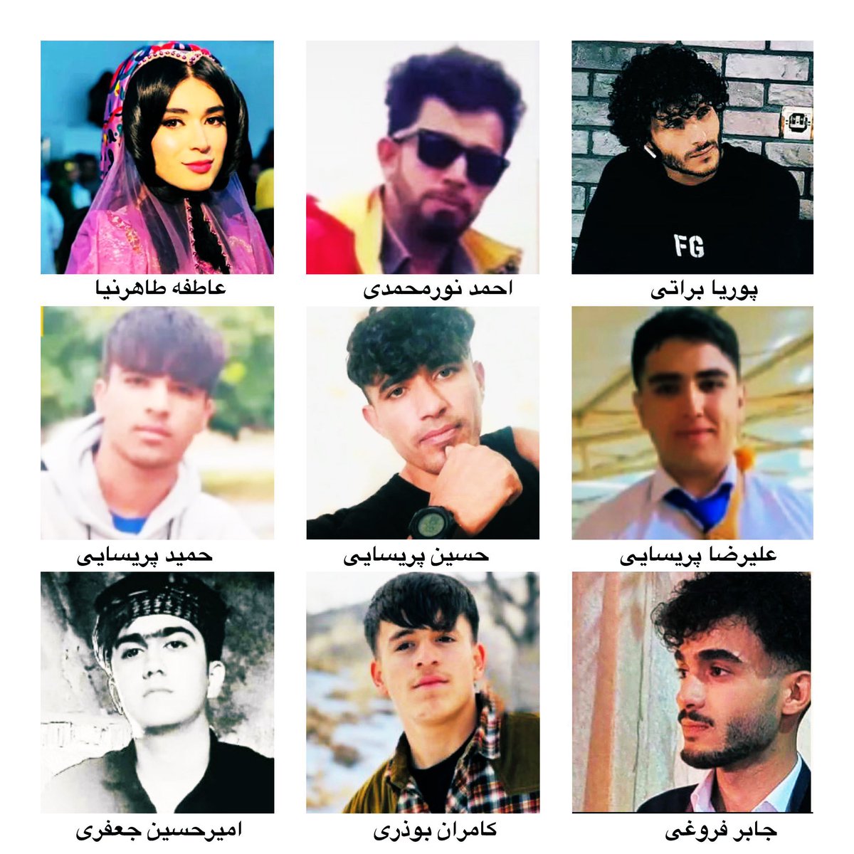 تداوم اعتراضات و دستگیری معترضین در دهدشت

هموطنان شجاع دهدشتی با وجود ادامه یافتن دستگیریها و دستگیری #عاطفه_طاهرنیا ، #امیرحسین_جعفری ۱۷ ساله، #کامران_بوذری، #جابر_فروغی، #پوریا_براتی، #حسین_پریسایی، #علیرضا_پریسایی، #حمید_پریسایی و #احمد_نورمحمدی در حالیکه از محل نگهداری