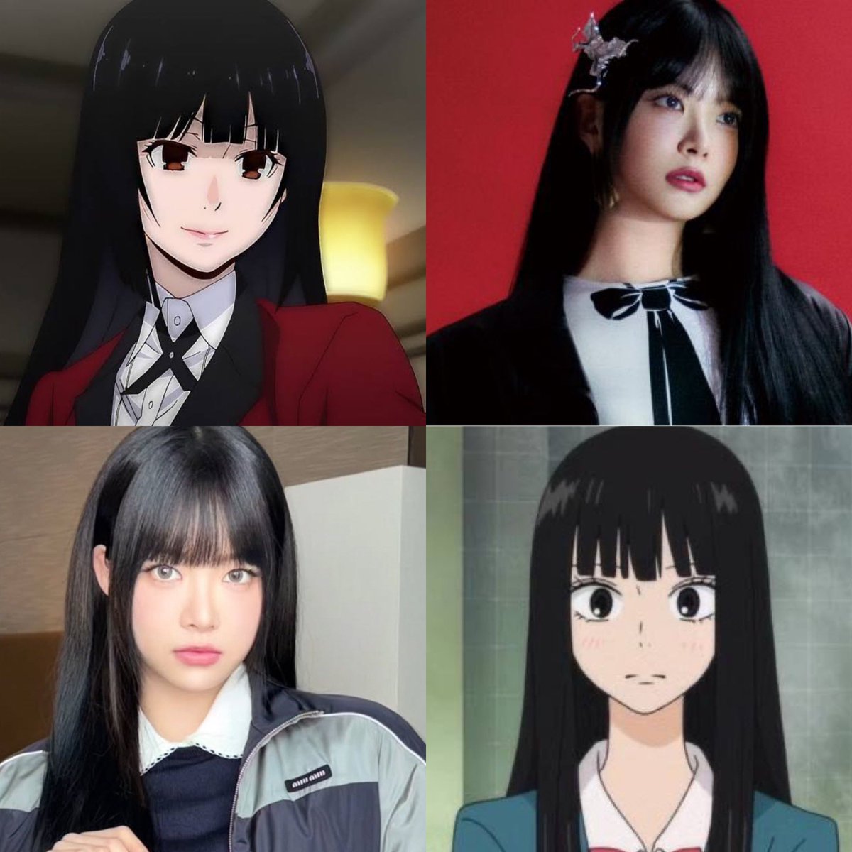 Disclaimer: I don’t know anything about anime. 🚨 

I would like to point out, I’m quite sure this is the mood board for Eunchae. Her aesthetics lately have been anime coded and I LOVE IT. She suits it so well. 😍