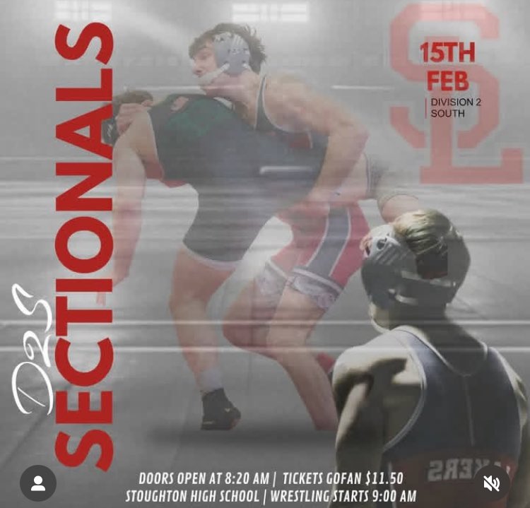 SL Wrestling (@sl_wrestling) on Twitter photo We are at the D2S Sectionals in Stoughton. Updates all day! We are at the D2S Sectionals in Stoughton. Updates all day!